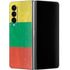 Lithuania Flag Distressed Galaxy Z Fold4 5G Skin